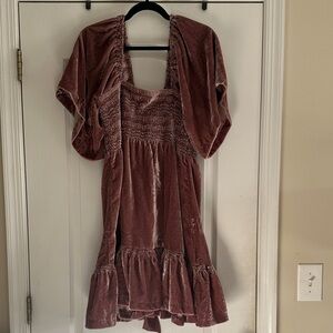 Free People Pink Mini Dress